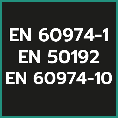 EN 60974-1 / EN 50192 / EN 60974-10