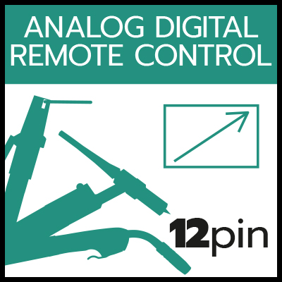 Analog Digital remote control MMA TIG MIG - 12 pin