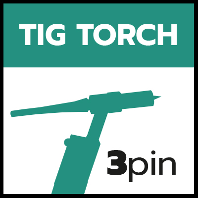 Remote TIG Torch 3 pin