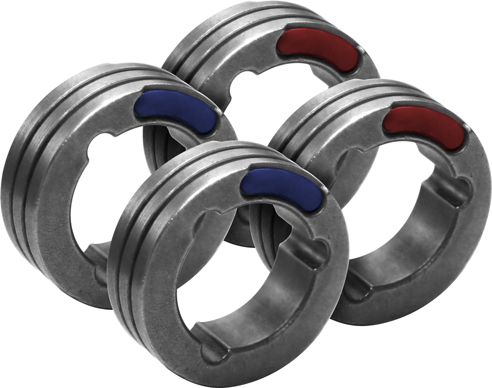 Helvi - 33805147 - Drive rolls - Ø 37 mm · 4 pcs · 0,8 - 1,0 mm • order 4 pcs