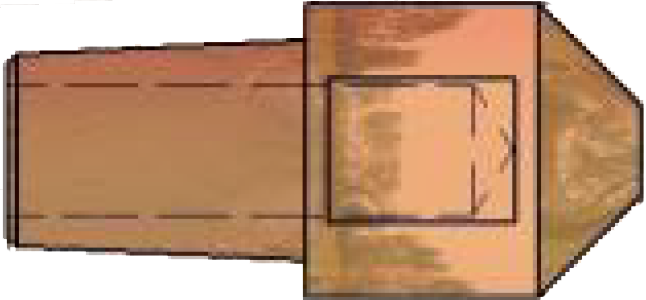 Helvi - 99920517 - E-54/8 · Central point electrode · 20 pcs