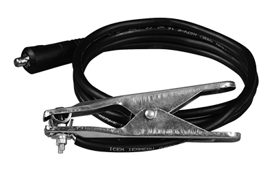 Helvi - 43210255 - Cavo di massa con pinza - 1,6m - 10mm2 - connettore da 25mm2